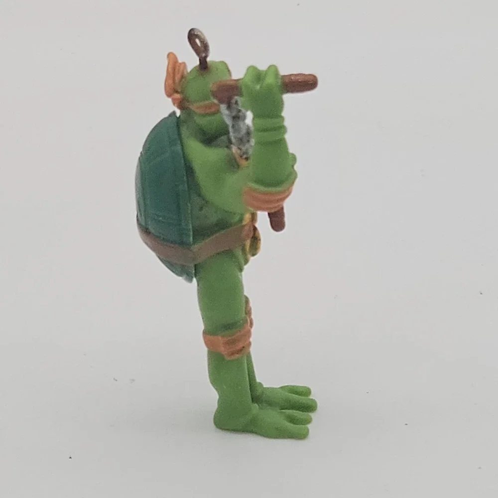 TMNT Michelangelo PVC Figure Keychain 2015 Viacom 2.75
